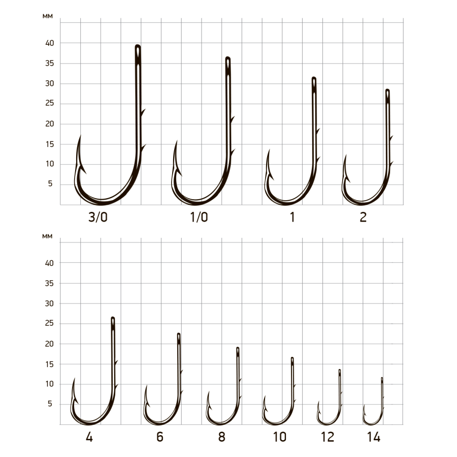 Крючки Saikyo KH-11014 Bait Holder BN №3/0 (10шт)