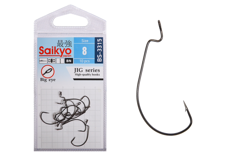 Крючки офсетные Saikyo BS-3315 Offset Hook