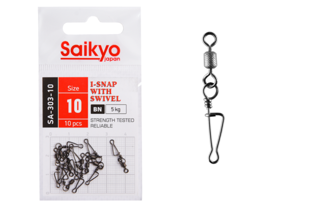 Вертлюг с застежкой Saikyo SA-303