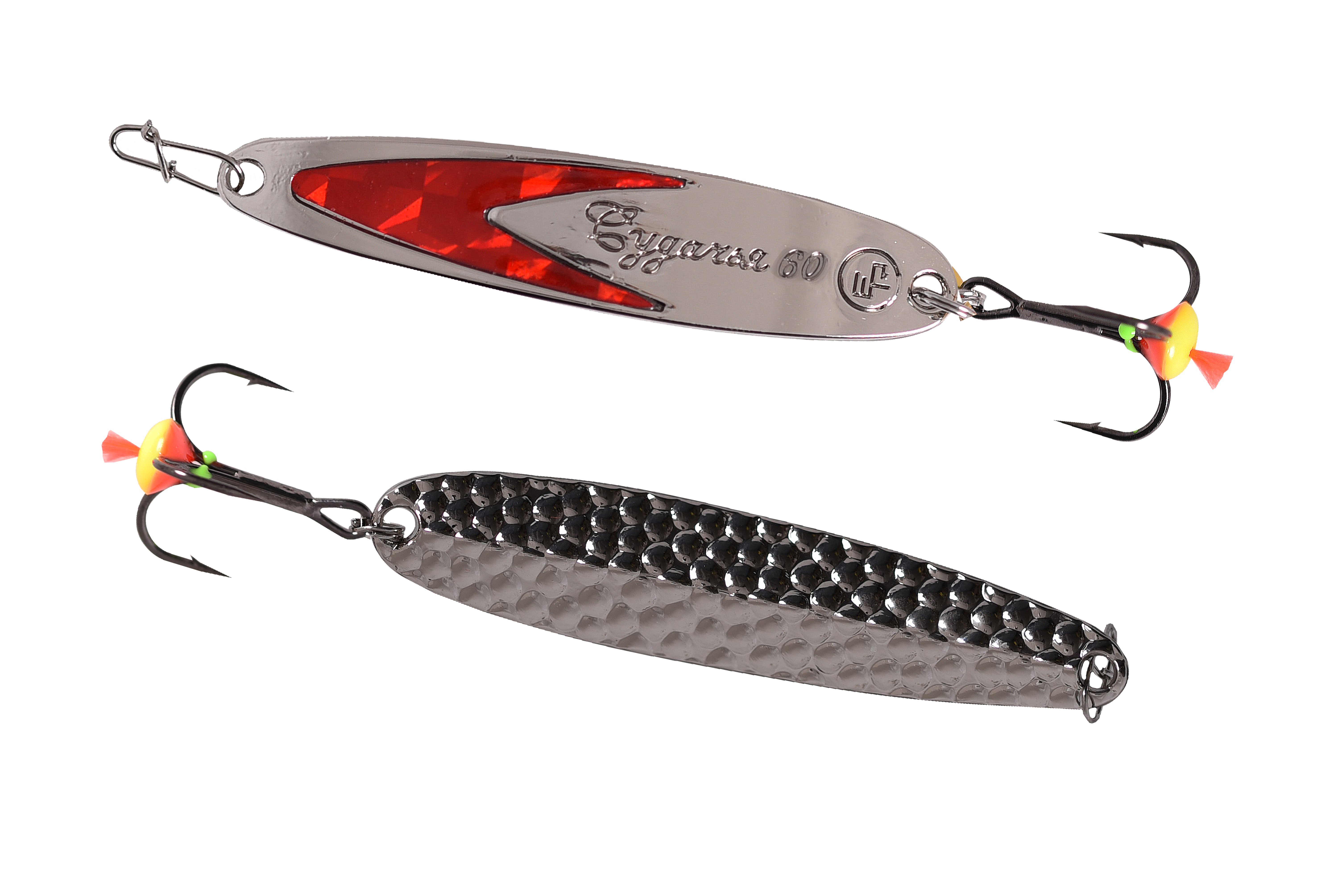 Блесна вертикальная ECOPRO Судачья + красный флекс