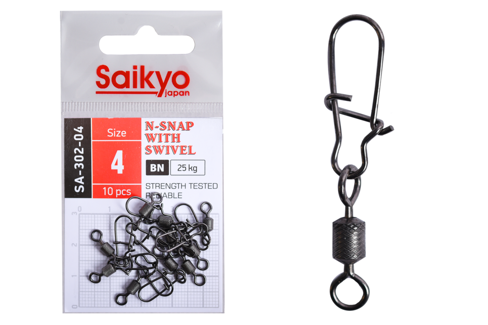 Вертлюг с застежкой Saikyo SA-302