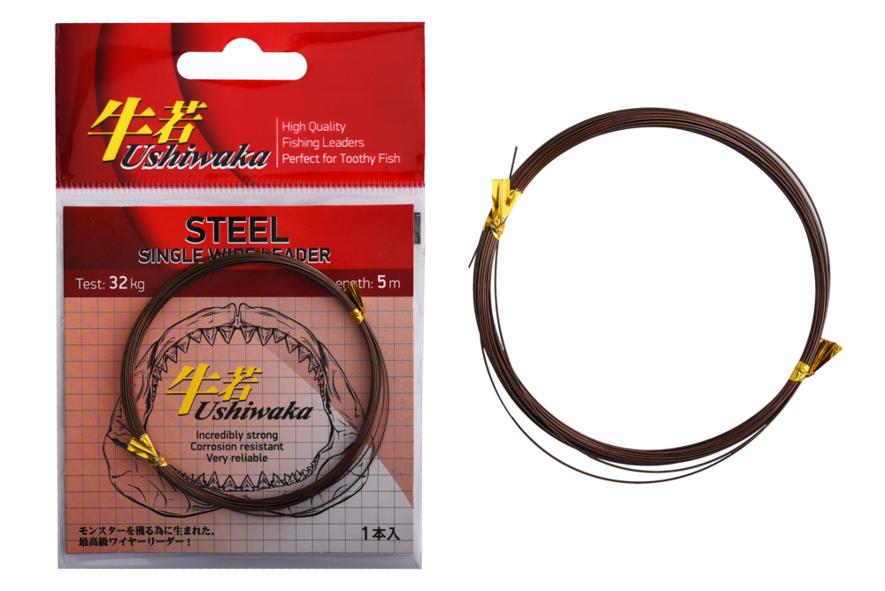 Поводковый материал Ushiwaka Steel Single Wire Leader 