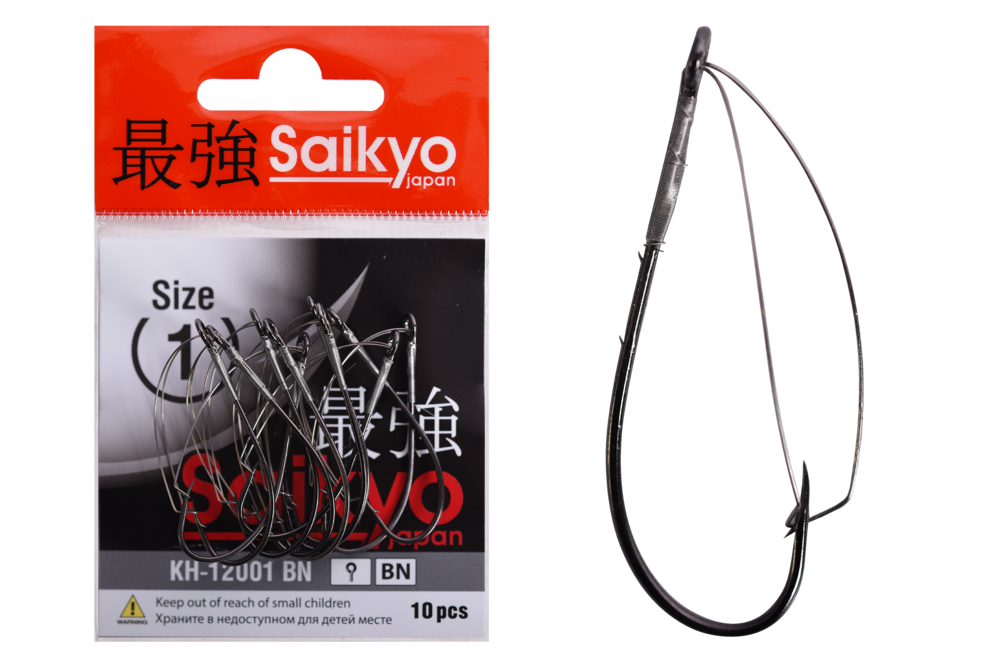 Крючки Saikyo KH-12001 Weedless Single Hook