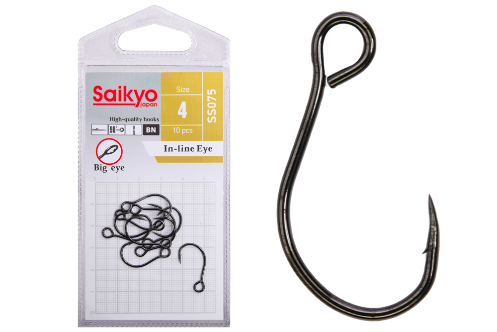 Крючки Saikyo SS075 In-line Eye