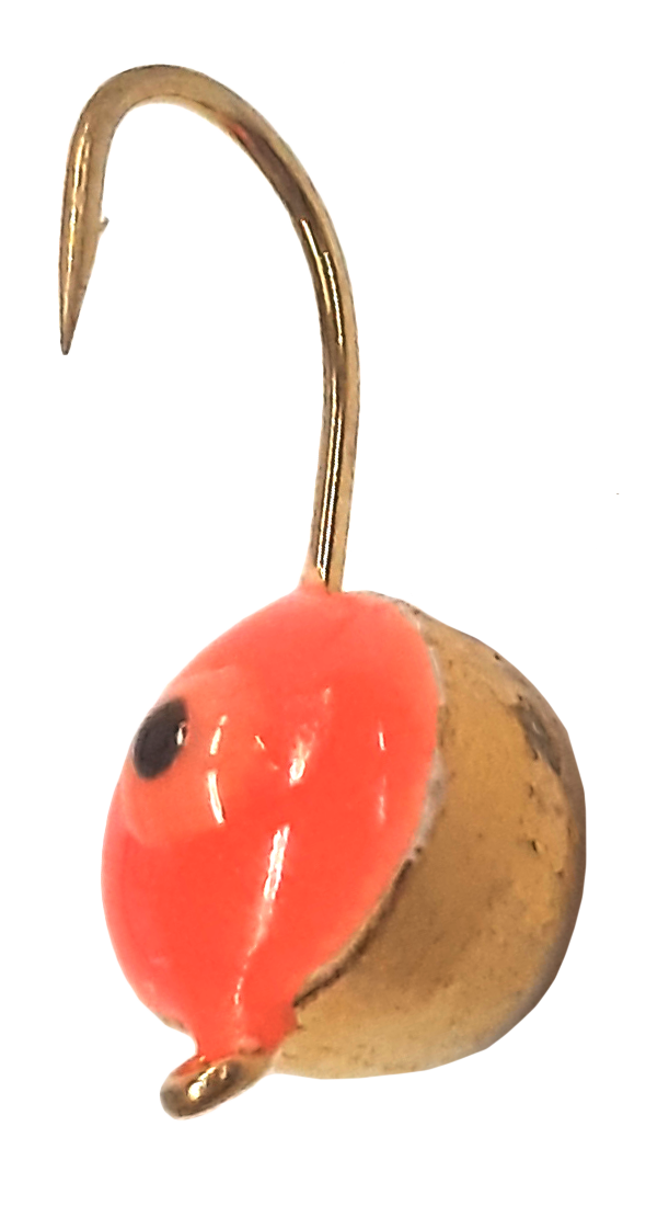 Мормышки ECOPRO DELUXE Полусфера с ушком эпоксид + фосфорный глаз