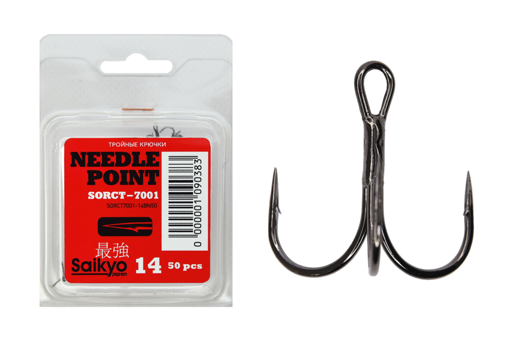 Крючки тройные Saikyo 7001
