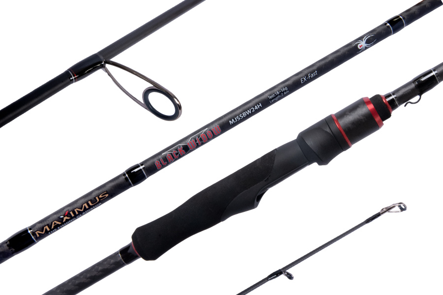 Удилище спин. Maximus BLACK WIDOW -X Heavy Jig  26MH 2,6m 15-45g