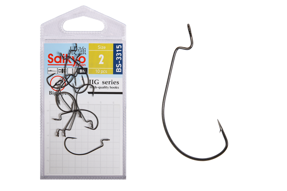 Крючки офсетные Saikyo BS-3315 Offset Hook