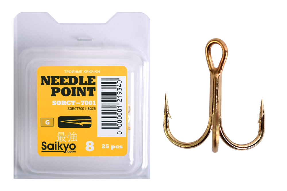 Крючки тройные Saikyo 7001