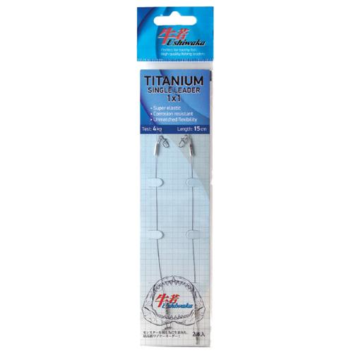 Поводки Ushiwaka Titanium Single Leader 1x1 Поводки Ushiwaka Titanium Single Leader 1x1
