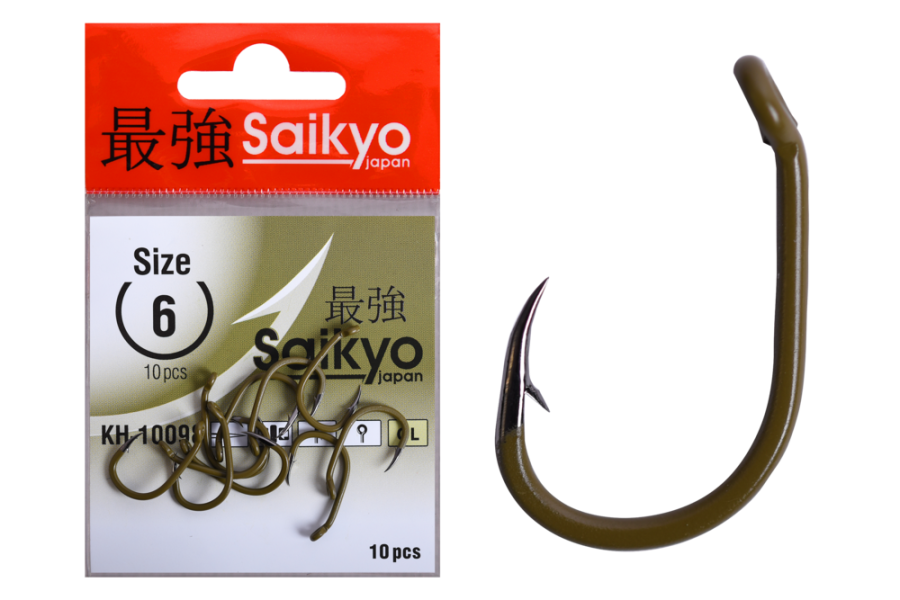 Крючки Saikyo KH-10098 Clever Carp OL №6 (10 шт.)