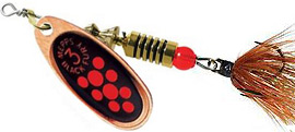  . Mepps BLACK FURY MOUCHE, 2, Copper/Orange