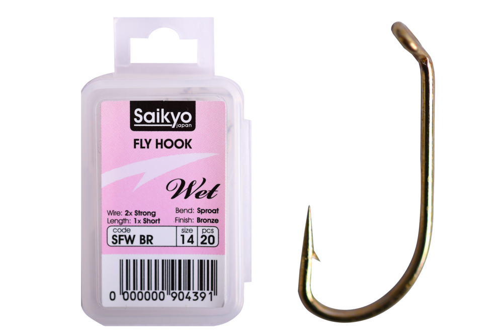 Крючки нахлыстовые Saikyo KH-72480 Wet