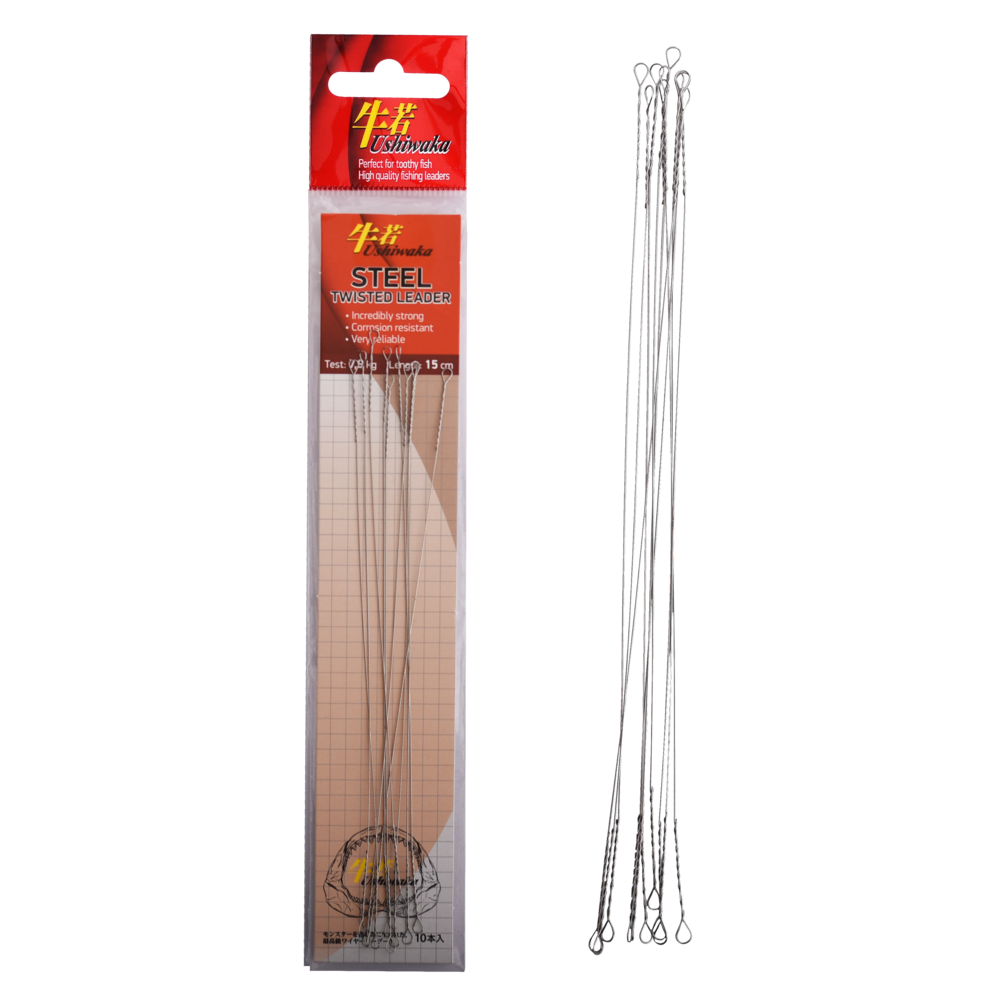 Поводки Ushiwaka Steel Twisted Leader