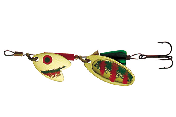 Блесна вращ. Mepps TANDEM TROUT, 1, Gold/Green/Orange (блистер)