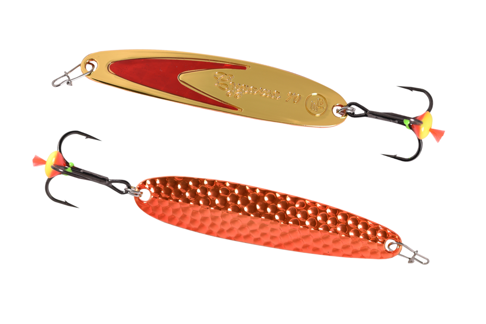 Блесна вертикальная ECOPRO Судачья + красный флекс