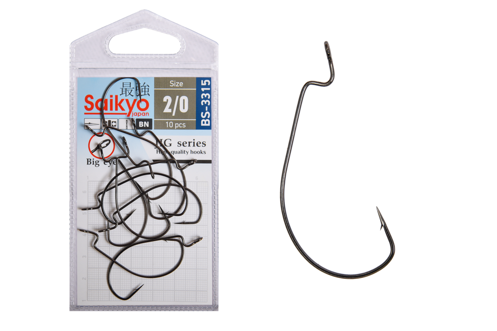 Крючки офсетные Saikyo BS-3315 Offset Hook