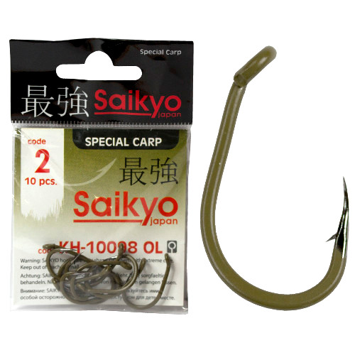 Крючки карповые Saikyo KH-10098 Clever Carp