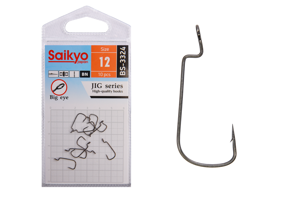 Крючки офсетные Saikyo BS-3324 Offset Hook
