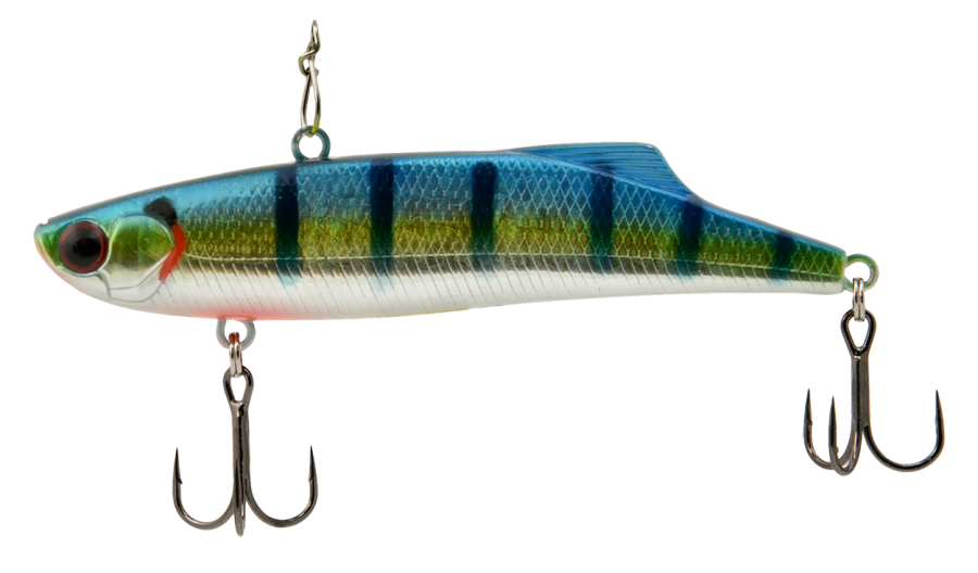 Виб ECOPRO Nemo Fin 90мм 28г 062 Blue Stripper