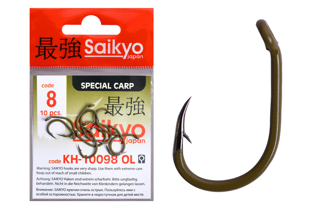 Крючки карповые Saikyo KH-10098 Clever Carp