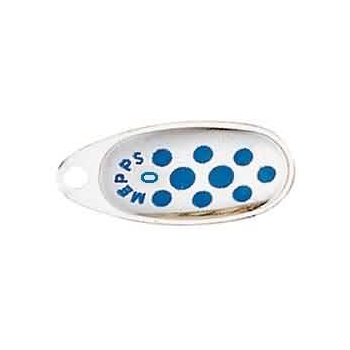 Блесна вращ. Mepps COMET PTS, 0, SILVER/Blue dots