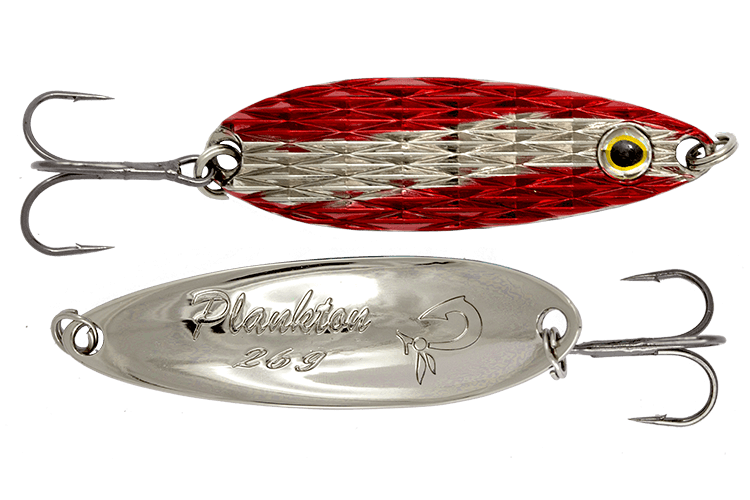 Блесна колеблющаяся LureMax Plankton 68мм., 22 г., 35, White eye
