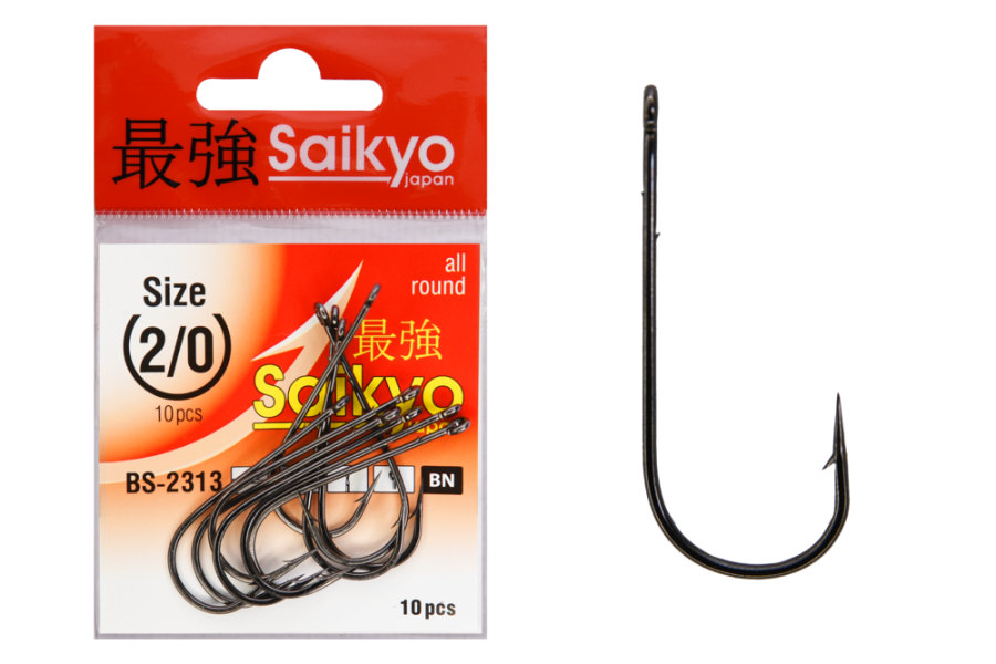 Крючки Saikyo BS-2313 BN №2/0 (10 шт)