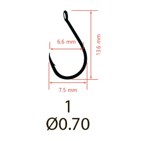 Крючки Saikyo KH-10026 Chinu Ring