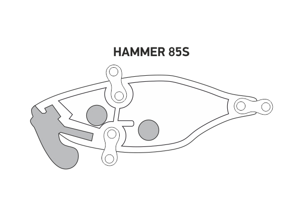 Воблер LureMax HAMMER 85mm 33г цв. 015 тонущий