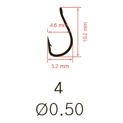 Крючки Saikyo KH-10003 Tanago Ring
