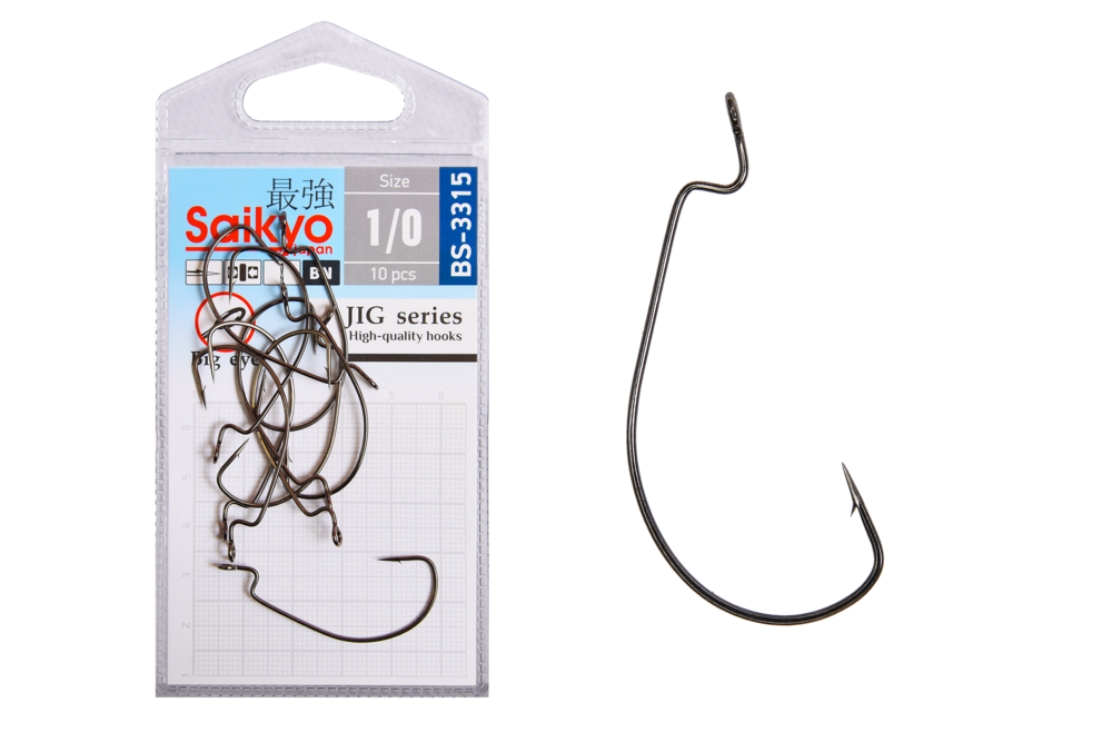 Крючки офсетные Saikyo BS-3315 Offset Hook