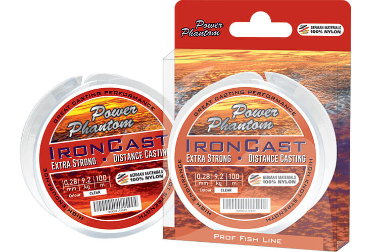 Леска Power Phantom IronCast , 0,3мм, 11,3 кг,прозрачный, 150м