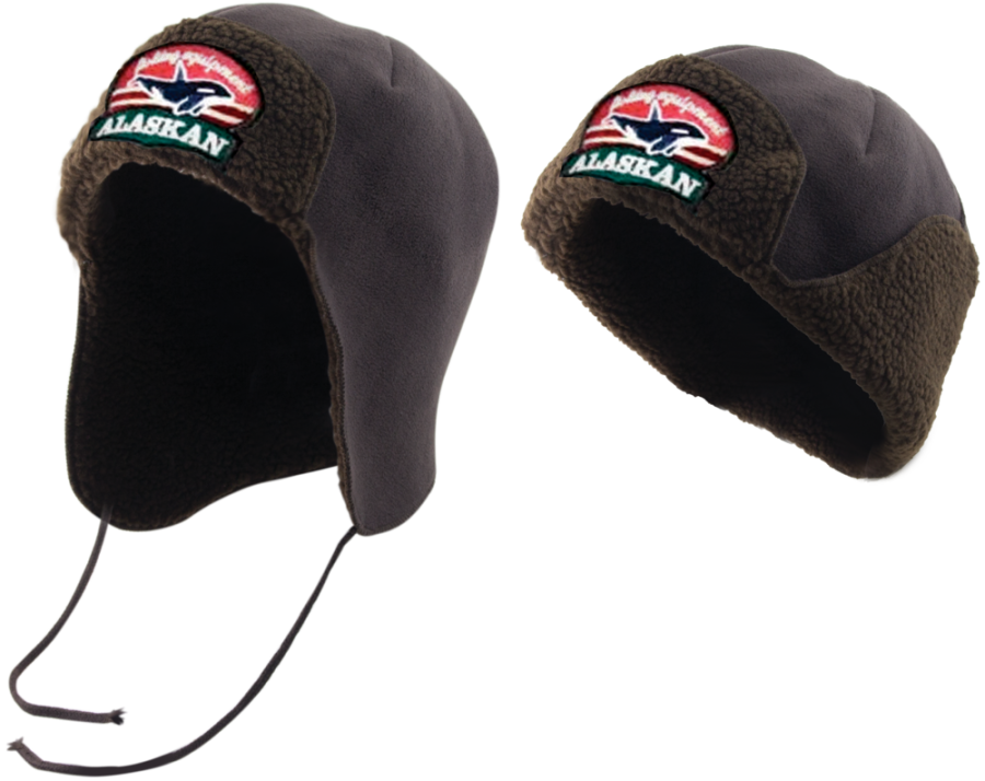 Шапка Alaskan флисовая  коричневая (R90001Br)