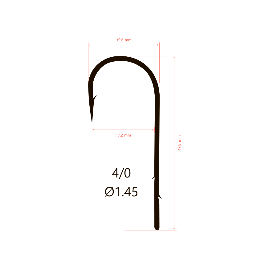 Крючки Saikyo BS-2313 Round Bent Worm