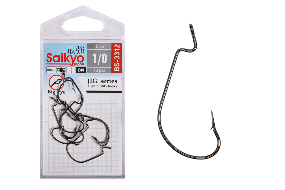 Крючки офсетные Saikyo BS-3312 Offset Hook