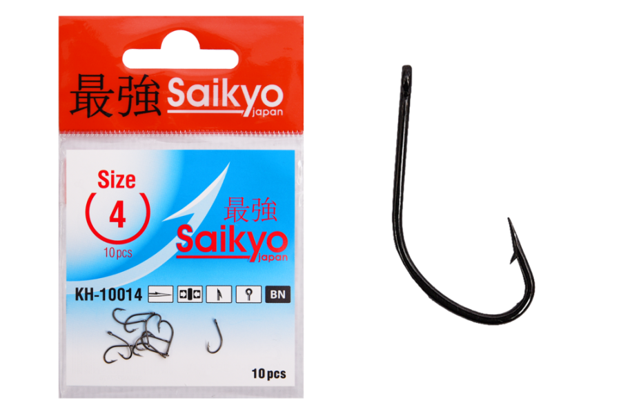 Крючки Saikyo KH-10014 Maruseigo BN  №4 (10шт)