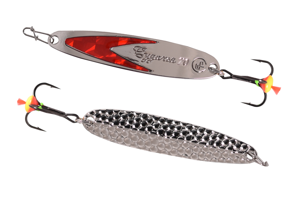 Блесна вертикальная ECOPRO Судачья + красный флекс