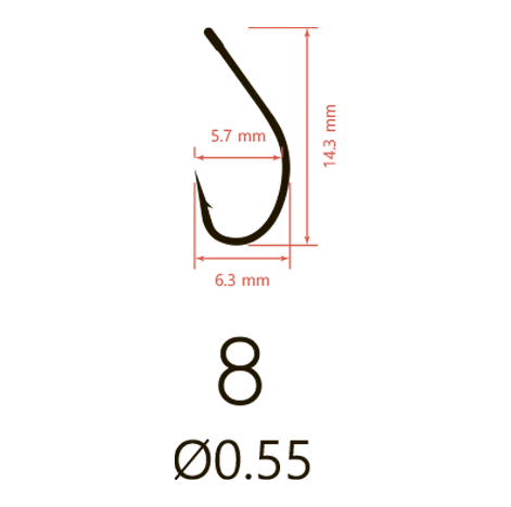 Крючки Saikyo KH-10014 Maruseigo Ring