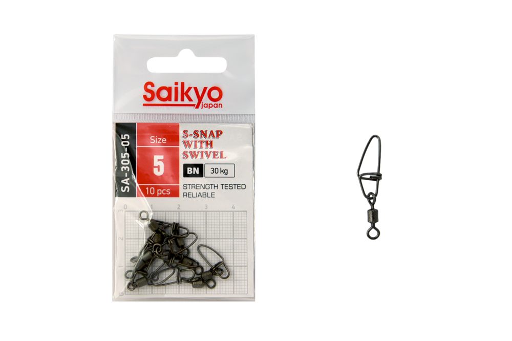 Вертлюг с застежкой Saikyo SA-305