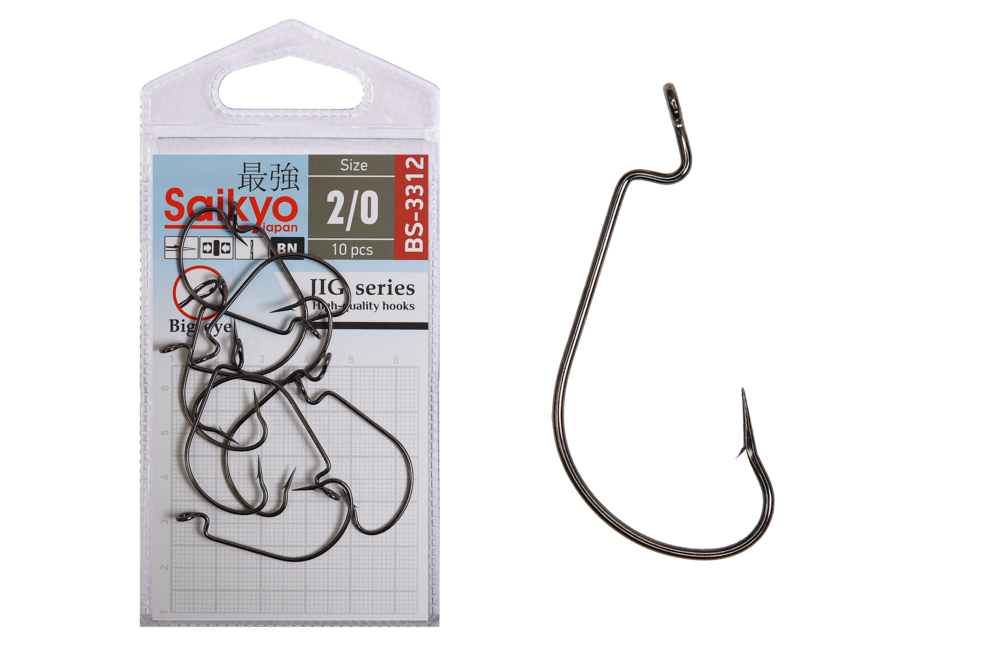 Крючки офсетные Saikyo BS-3312 Offset Hook