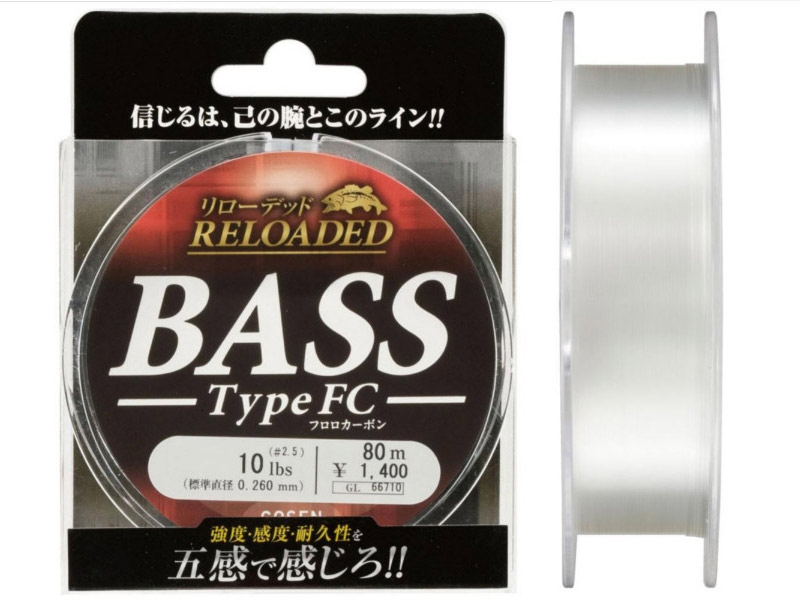 Леска Gosen Fluorocarbon Reloaded Bass