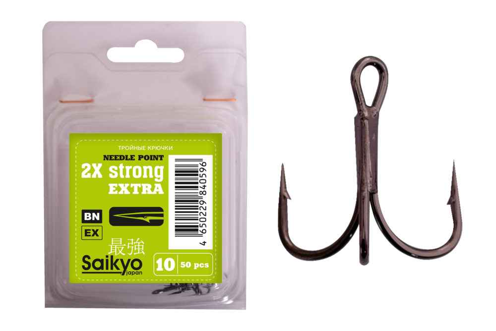Крючки тройные Saikyo 7046 2X