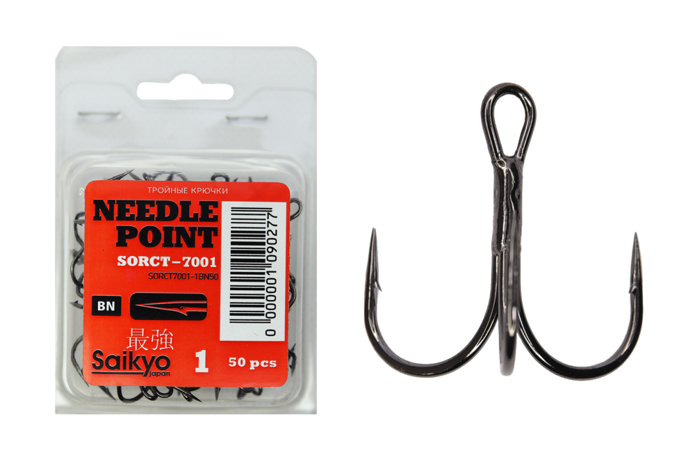 Крючки тройные Saikyo 7001
