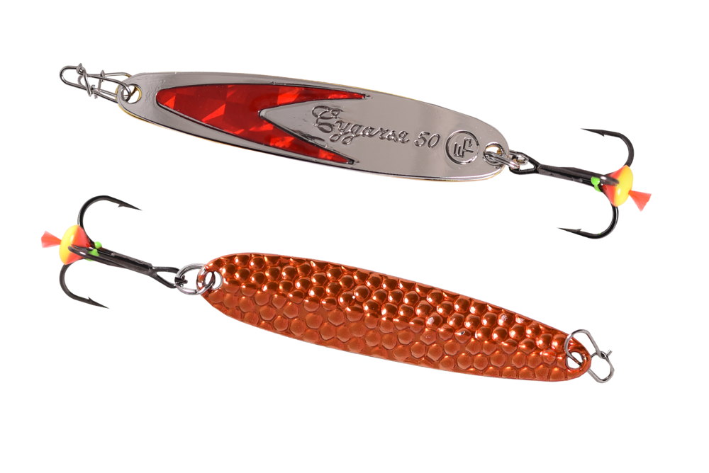 Блесна вертикальная ECOPRO Судачья + красный флекс