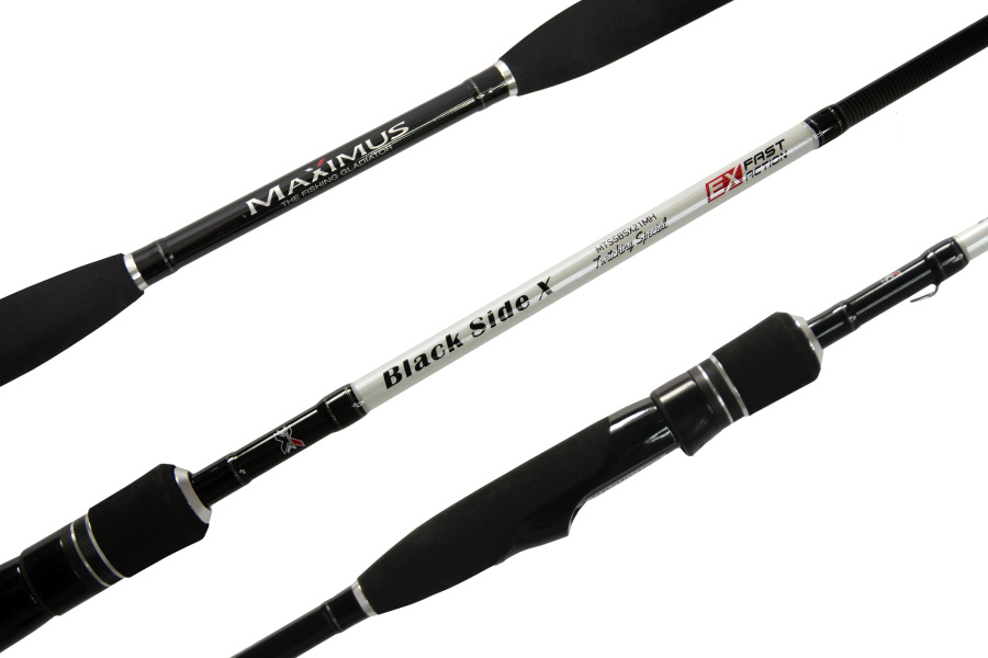 Удилище спин. Maximus BLACK SIDE X 22H 2.2m 18-50g