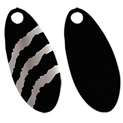 Блесна вращ. Lukris MINI ZEBRA-2 PLATA