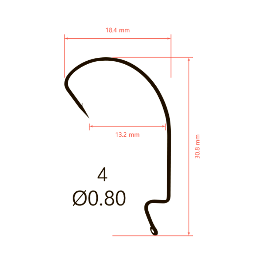 Крючки офсетные Saikyo BS-2315 Offset Wide Range Worm