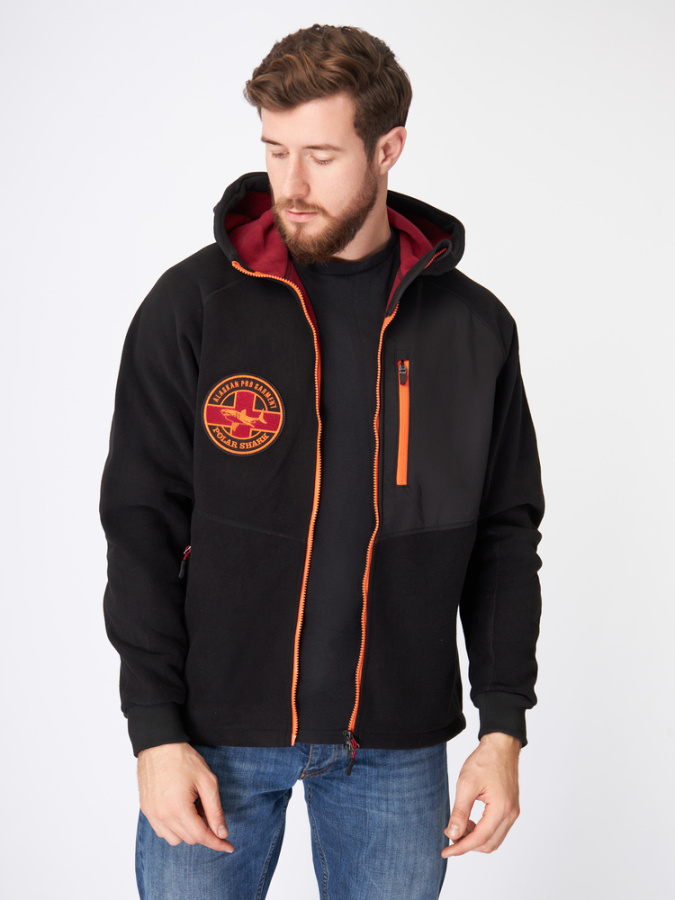 Куртка флисовая windstopper Polar Shark черный XXL