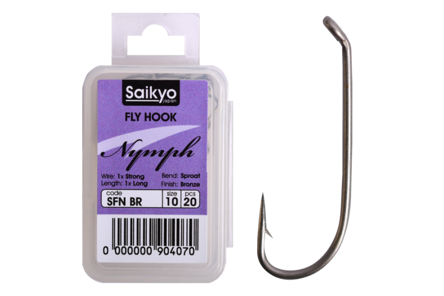 Крючки Saikyo KH-72470 Nymph BR №10 (20шт)